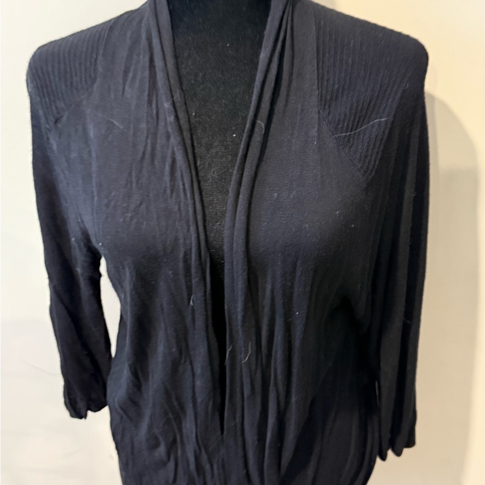 Dana Buchman Black Long Sleeve Top